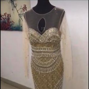Hand beaded dress